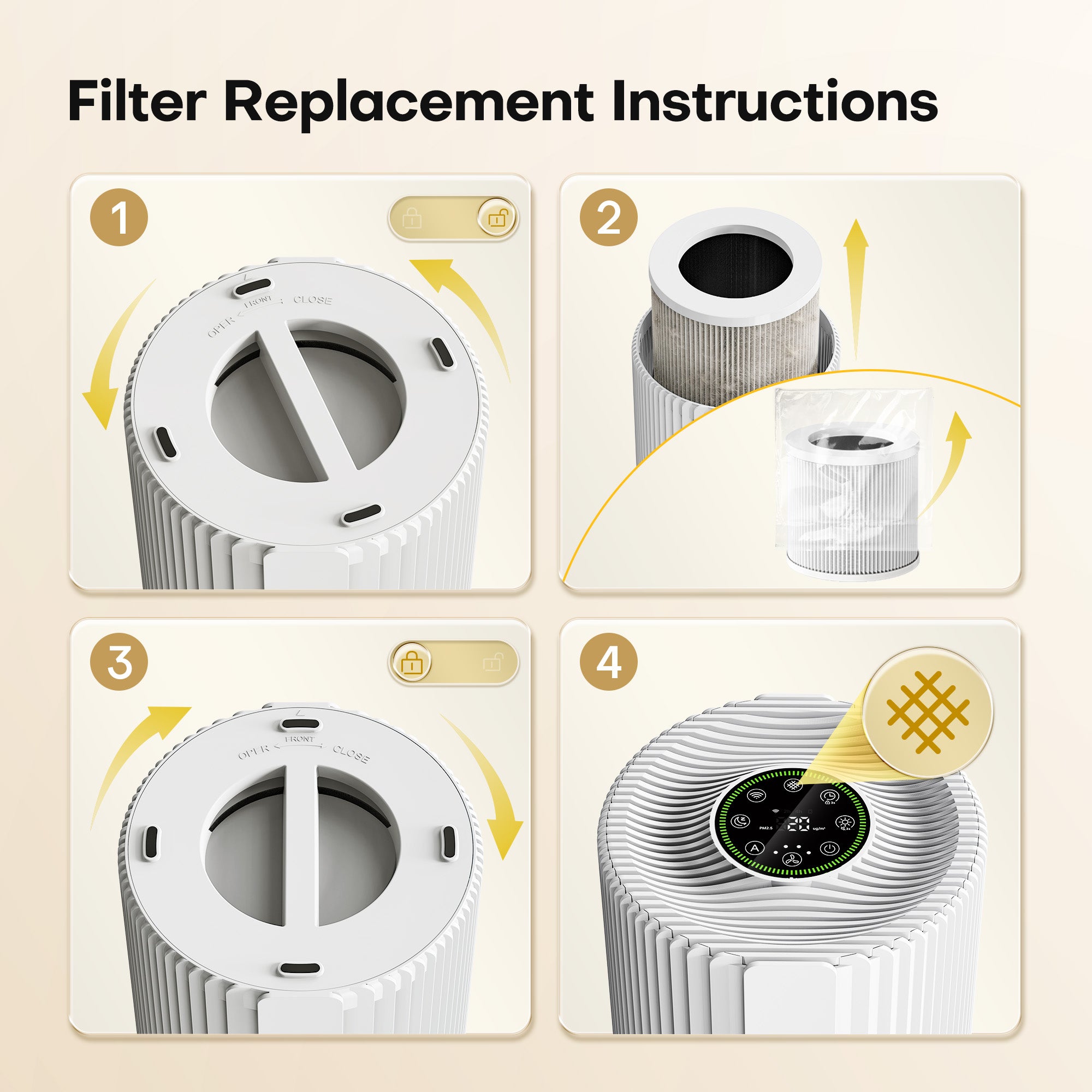 AROEVE Air Purifiers | MKD07W