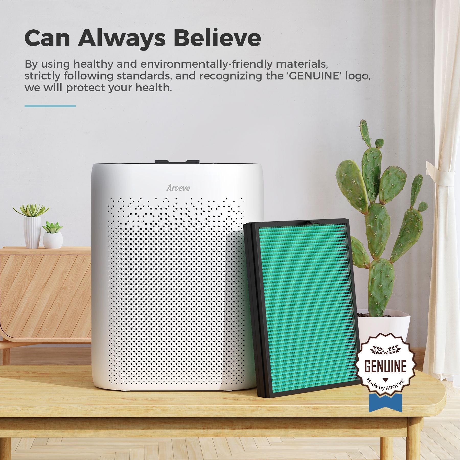 AROEVE Air Filter Replacement | MKD05- Pet Dander Version