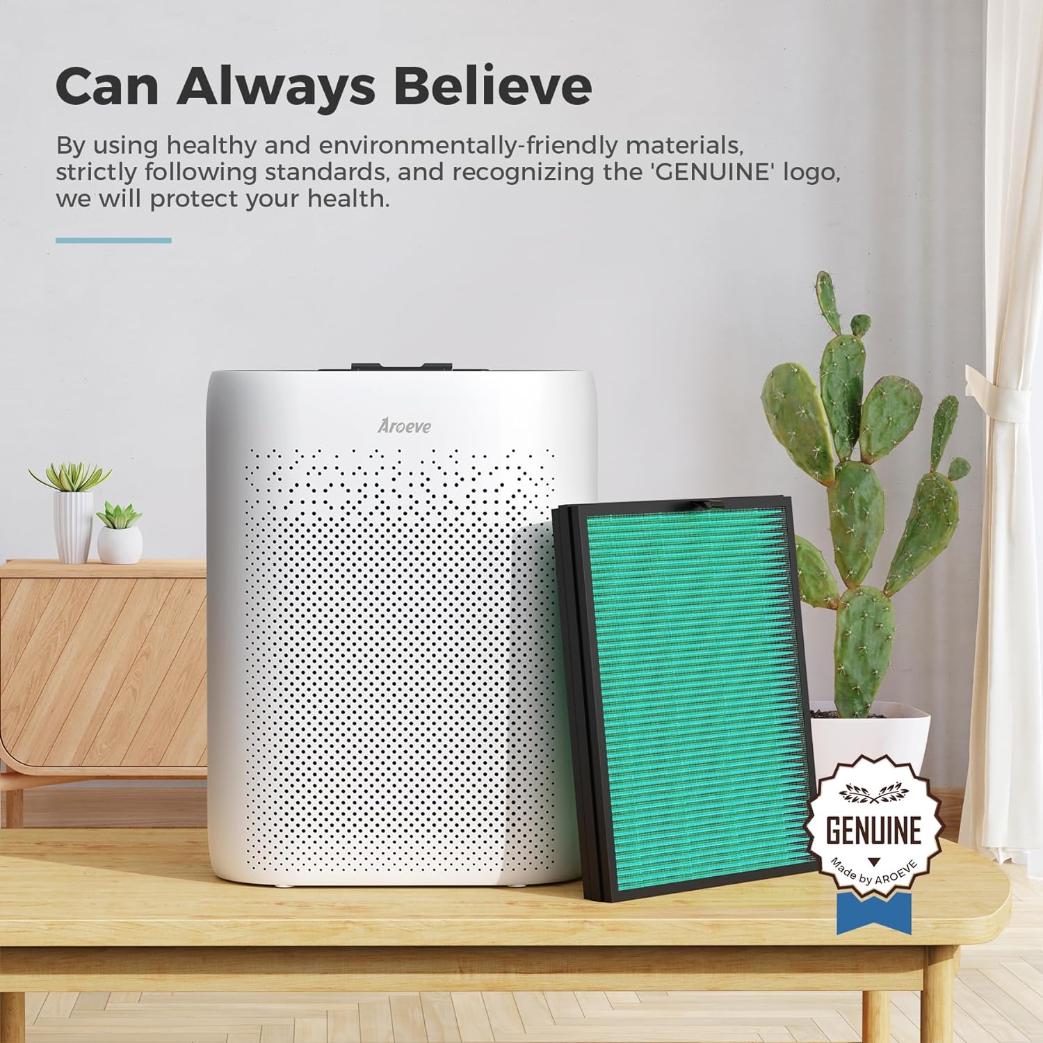 AROEVE Air Filter Replacement | MKD05- Pet Dander Version(2 Packs)