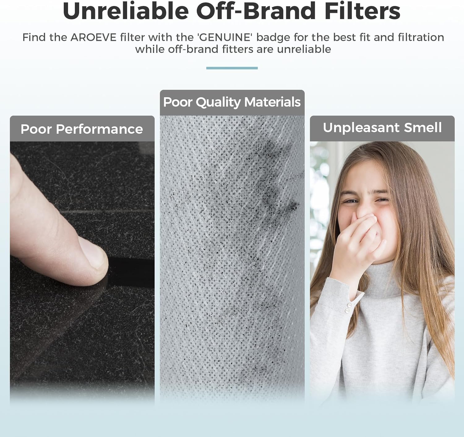 AROEVE Air Filter Replacement | MKD05- Standard Version