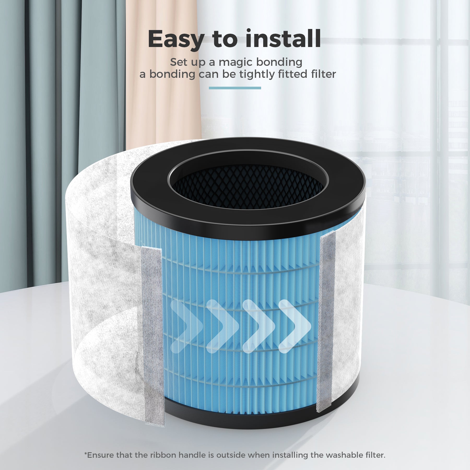 AROEVE Air Filter Replacement | MK08W & MK09W - Washable Version