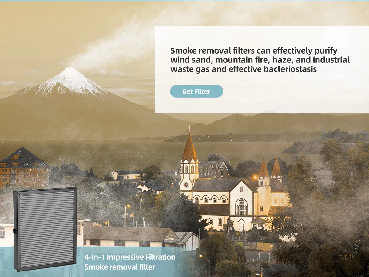 AROEVE Air Filter Replacement | MK04- Smoke Removal Version(2 packs)