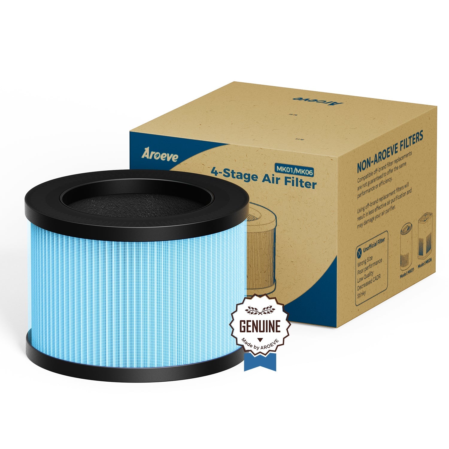 🎁 AROEVE Air Filter Replacement | MK01 & MK06- Standard Version (100% off)