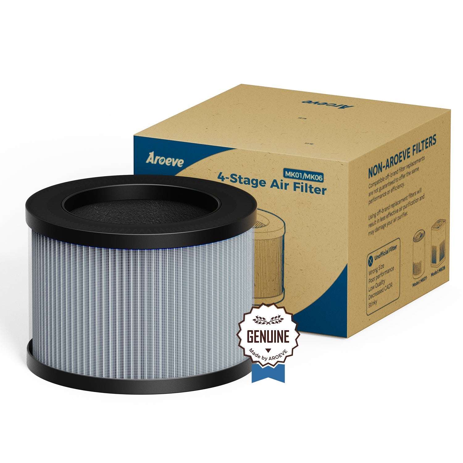 🎁 AROEVE Air Filter Replacement | MK01 & MK06- Enhanced Smoke Removal Version (100% off)