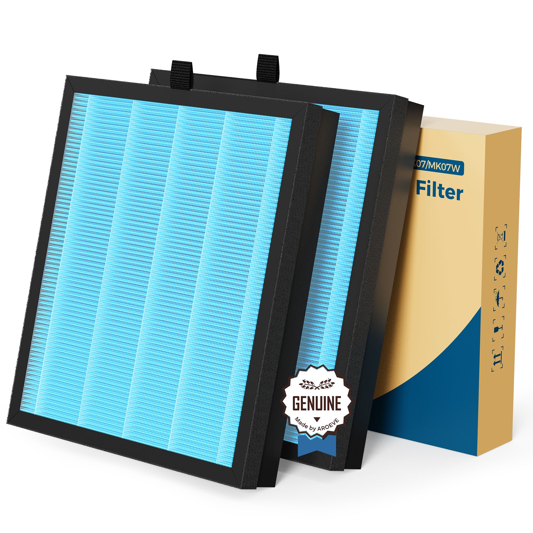 AROEVE Air Filter Replacement | MK07- Standard Version(2 packs)