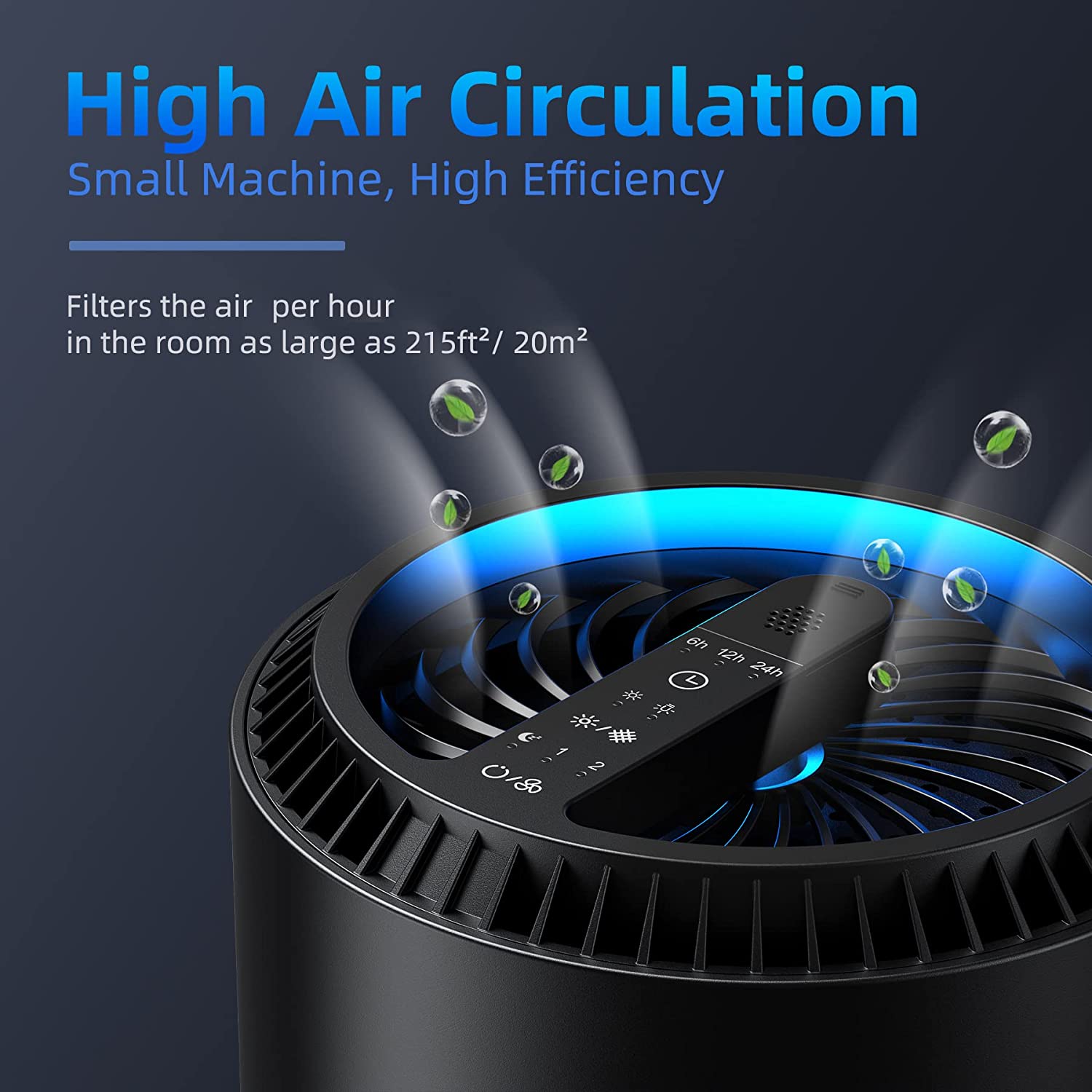 AROEVE Air Purifiers | MK01 (BLACK)