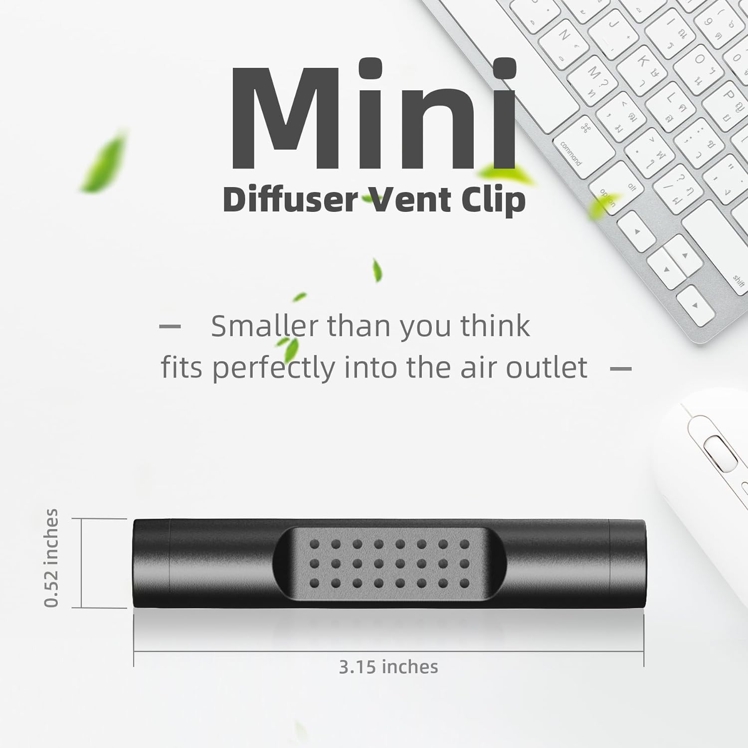 AROEVE Air Purifier Mini Diffuser Vent Clip Design for MK03, MK04, MKD05, MK08 10 Pack- Black