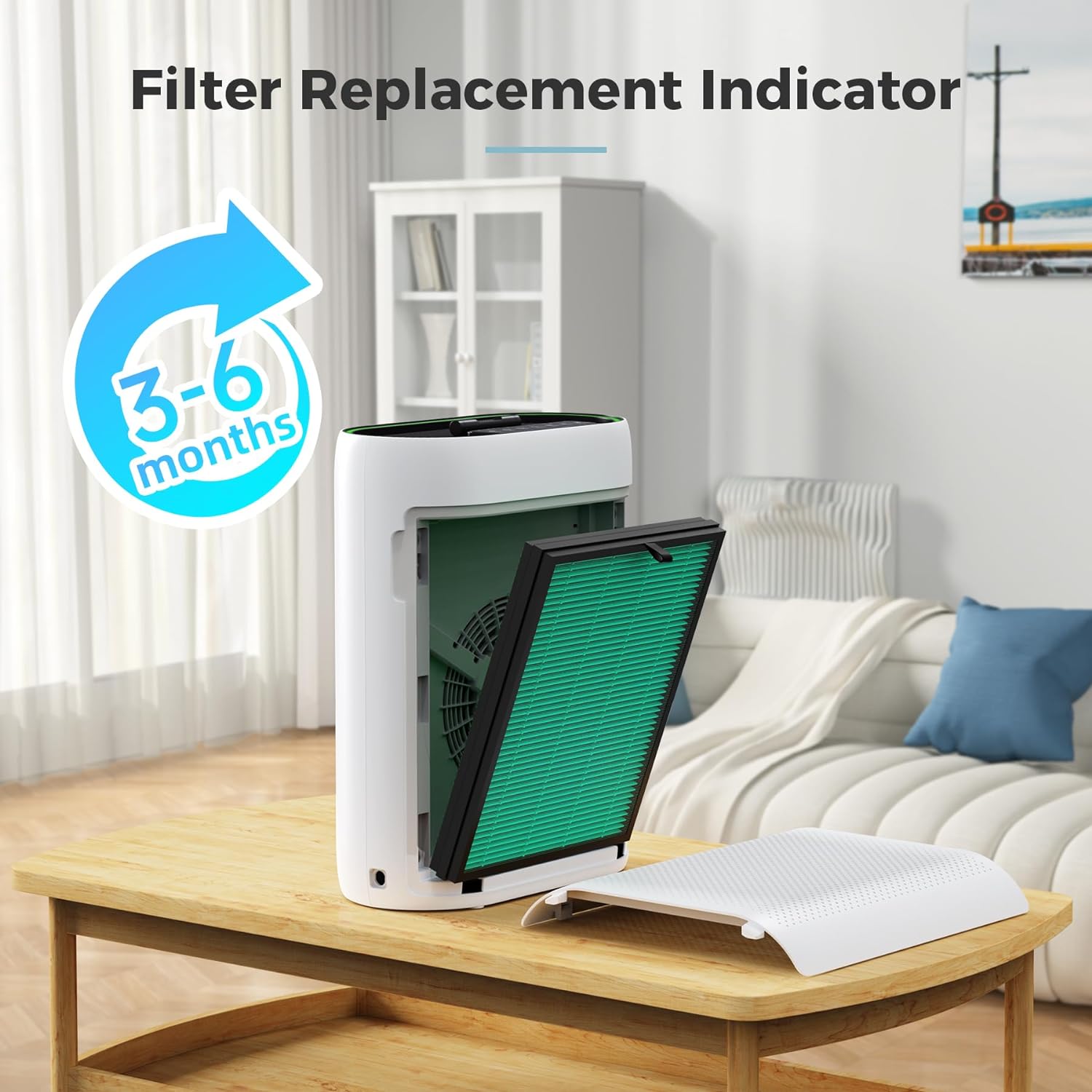 AROEVE Air Filter Replacement | MKD05- Pet Dander Version