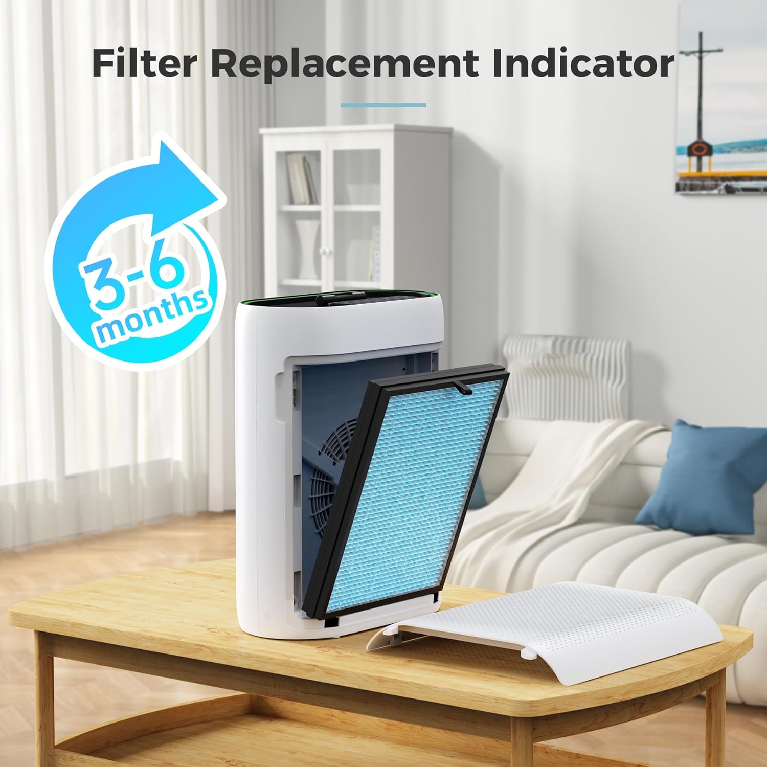 AROEVE Air Filter Replacement | MKD05- Standard Version(2 Packs)