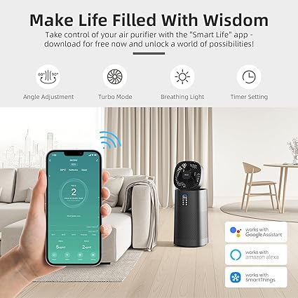 AROEVE Air Purifiers | MK11W (BLACK)