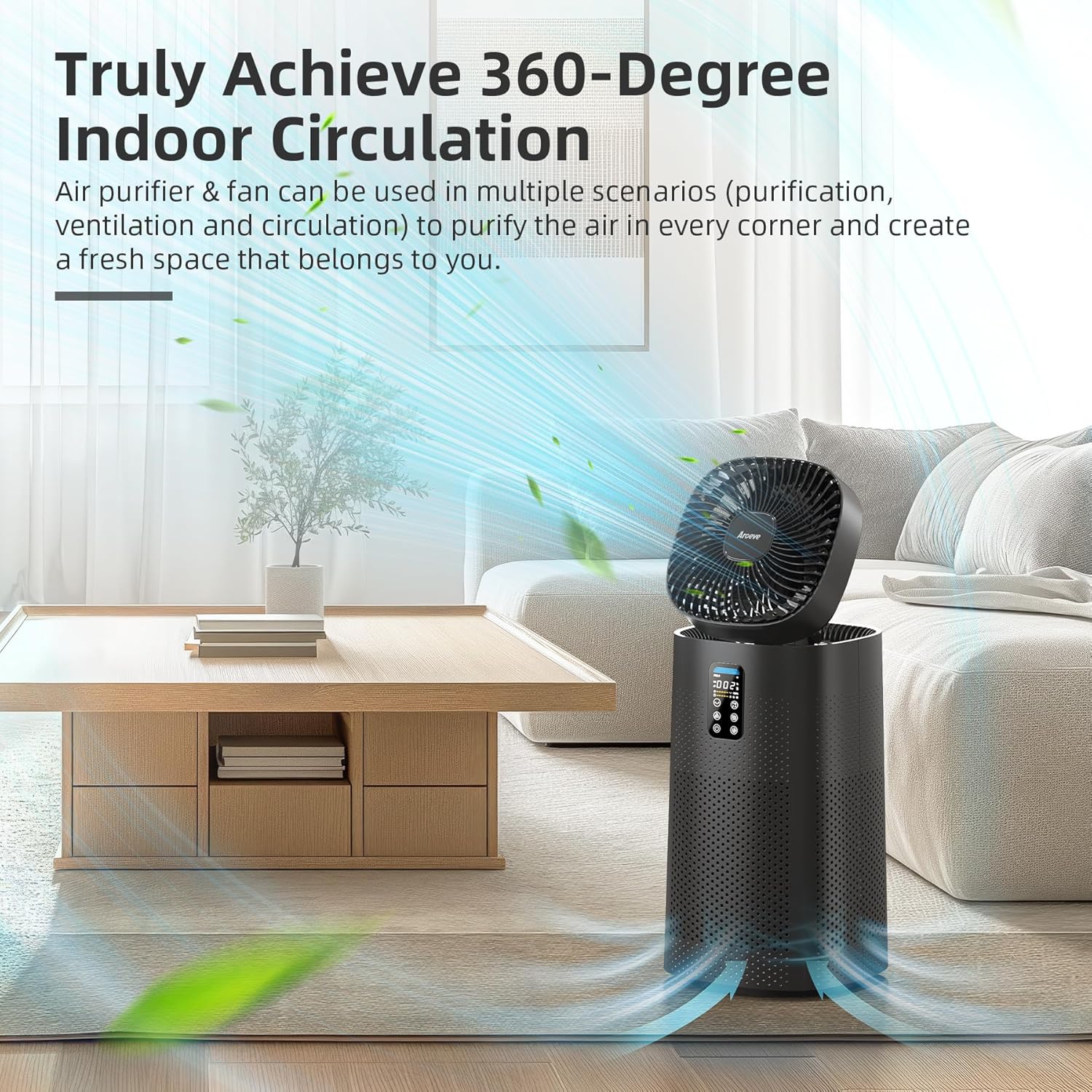 AROEVE Air Purifiers | MK11W (BLACK)